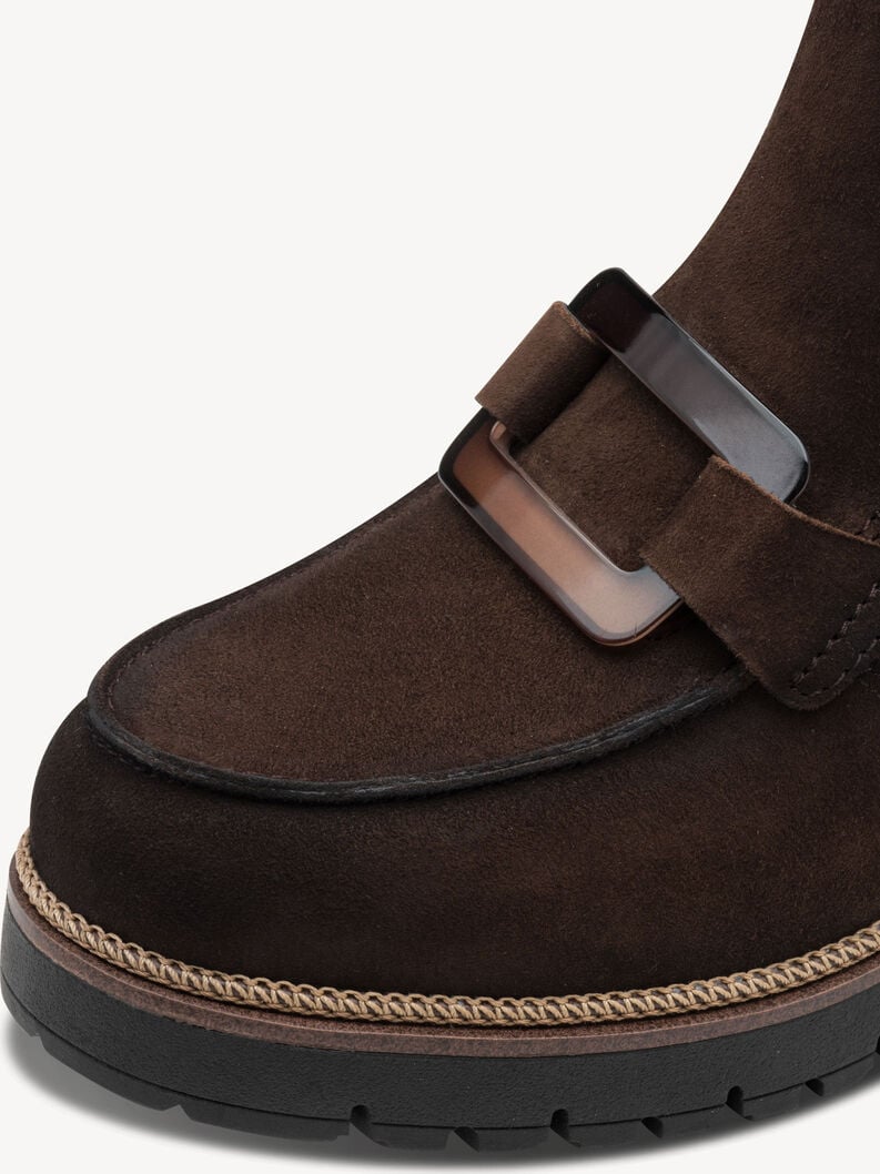 cuir chausson - brun 1-25435-45-304 acheter tamaris bottines en ligne