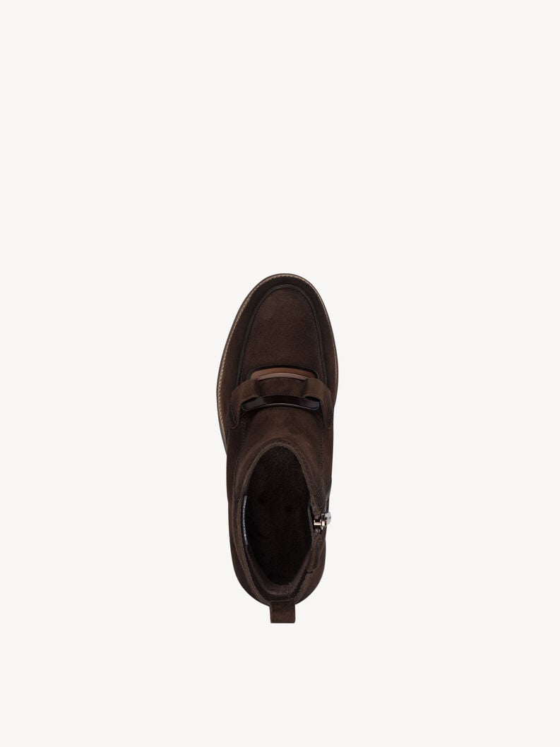 cuir chausson - brun 1-25435-45-304 acheter tamaris bottines en ligne