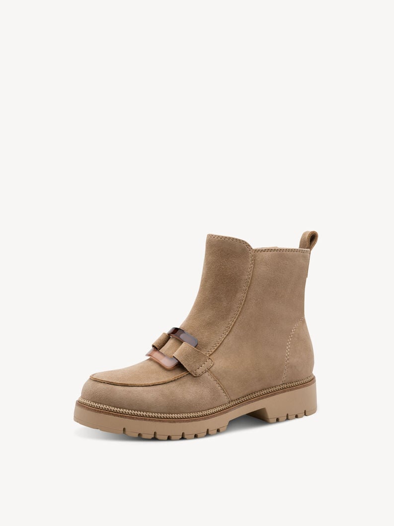 cuir chausson - beige 1-25435-45-400 acheter tamaris bottines en ligne