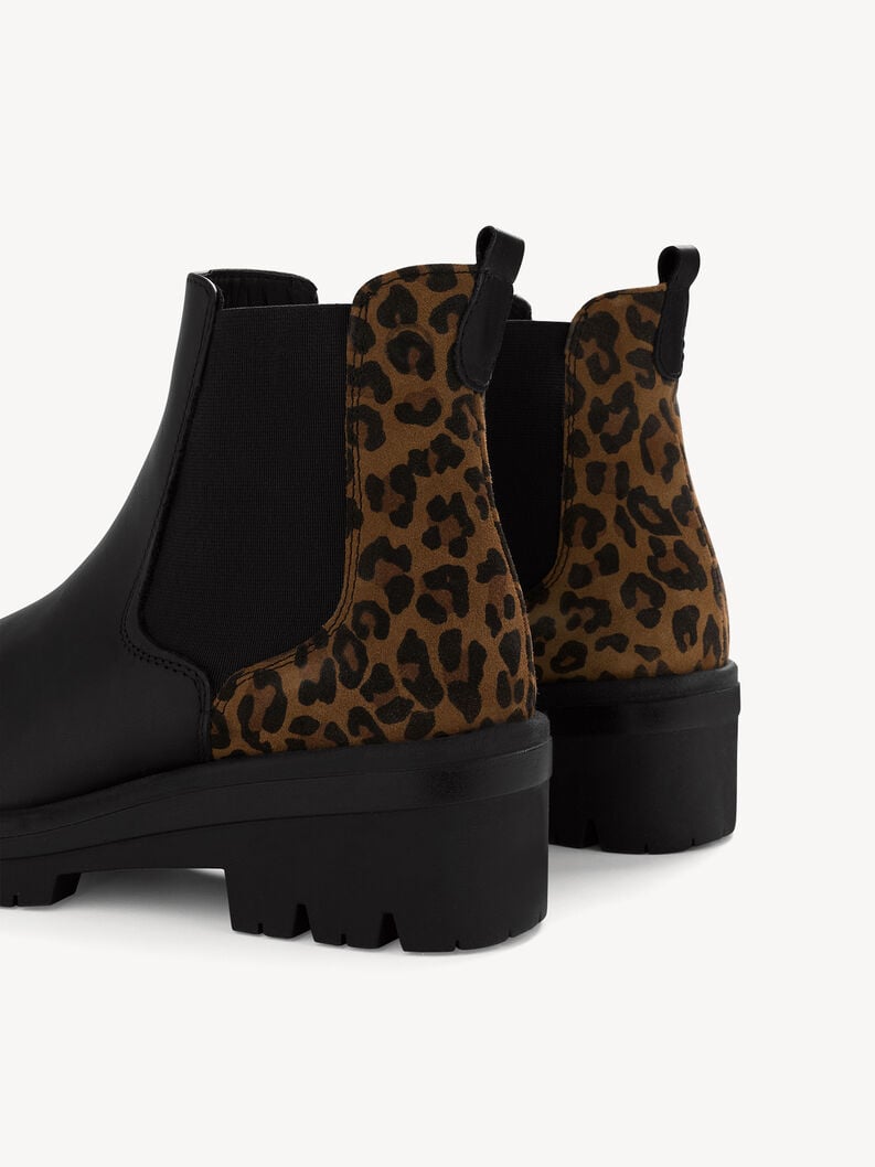 cuir chelsea boot - noir 1-25446-43-098 acheter tamaris bottines en ligne