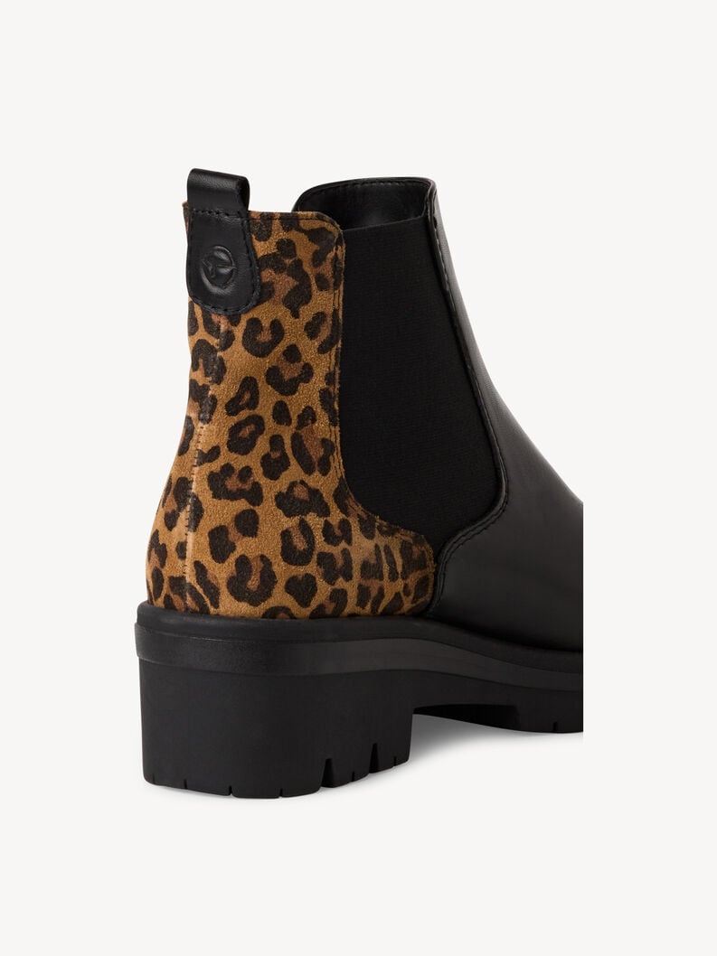 cuir chelsea boot - noir 1-25446-43-098 acheter tamaris bottines en ligne