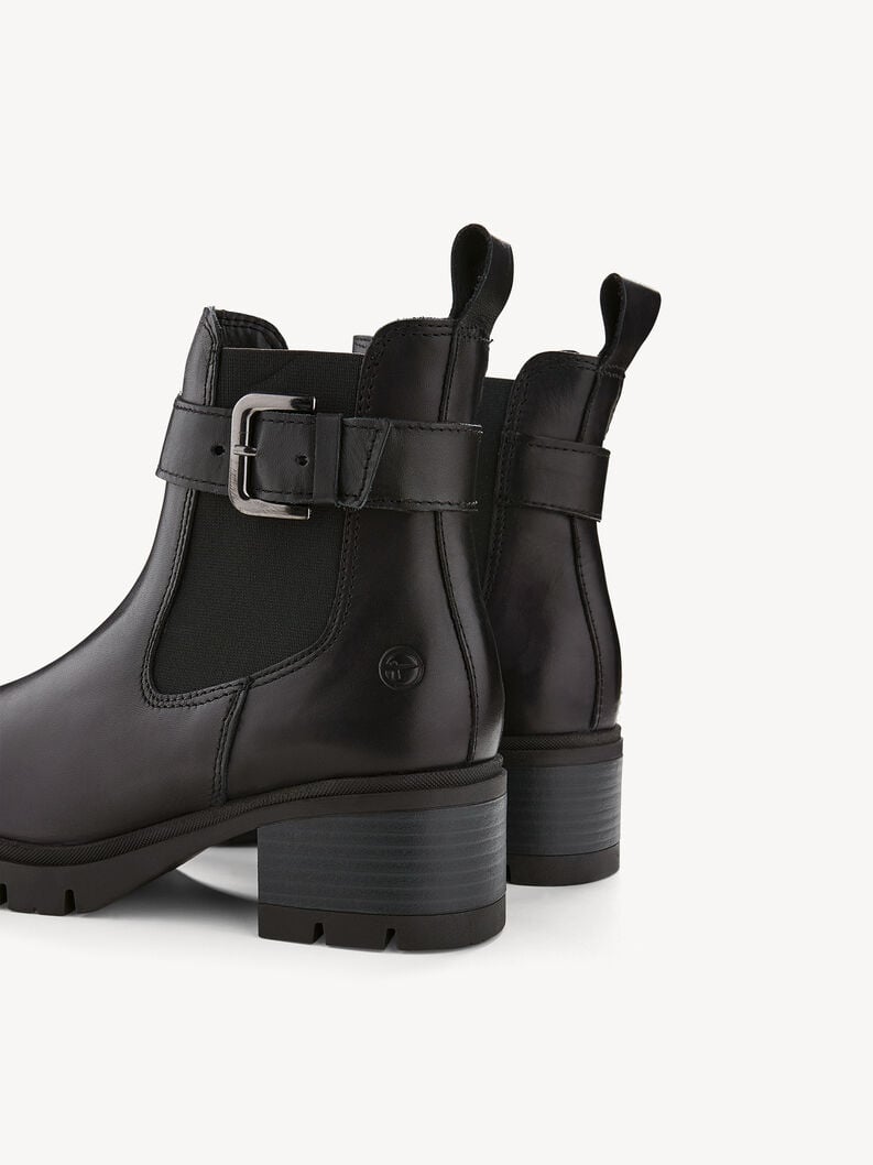 cuir chelsea boot - noir 1-25447-43-003 acheter tamaris bottines en ligne