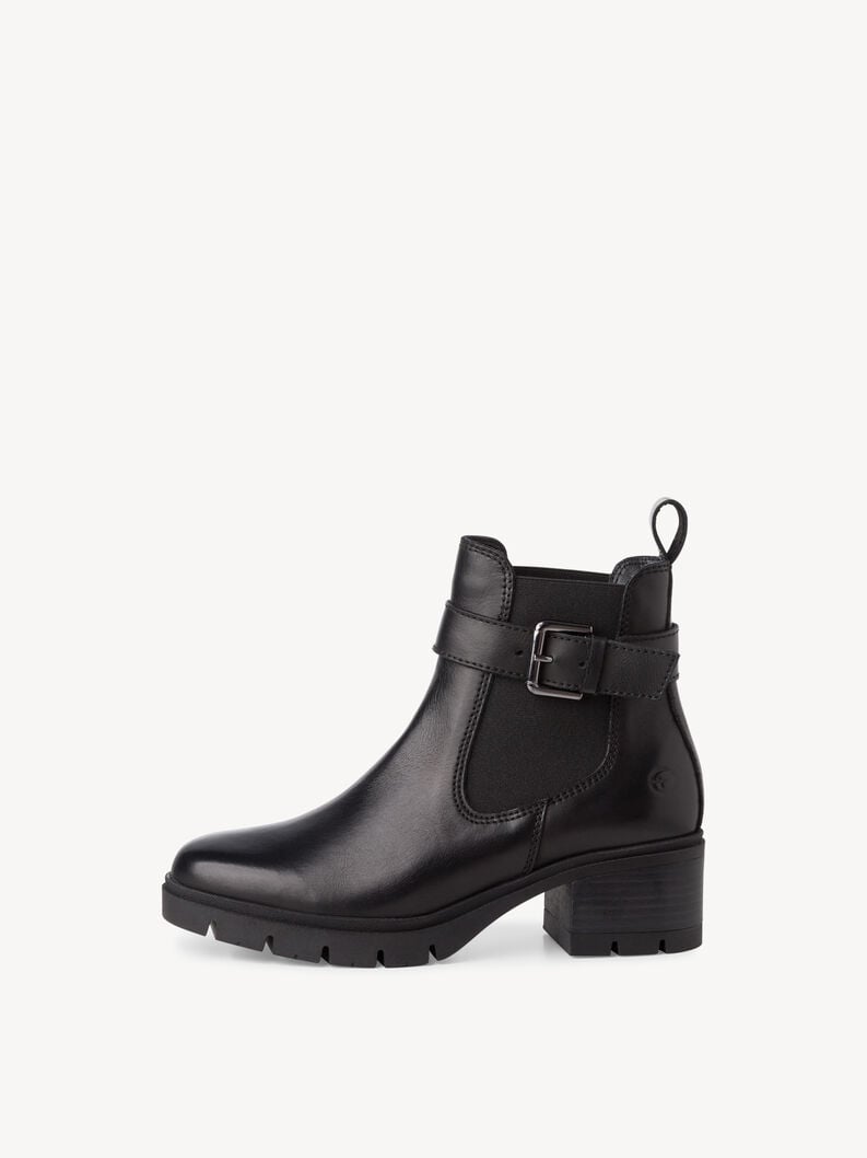 cuir chelsea boot - noir 1-25447-43-003 acheter tamaris bottines en ligne