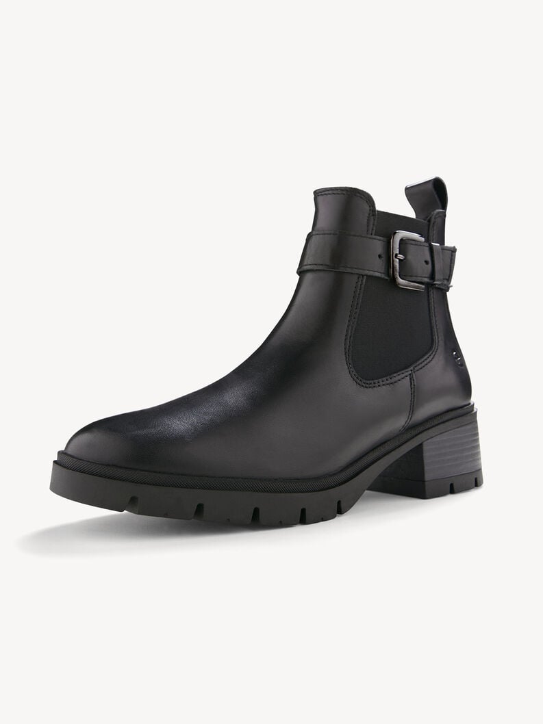 cuir chelsea boot - noir 1-25447-43-003 acheter tamaris bottines en ligne