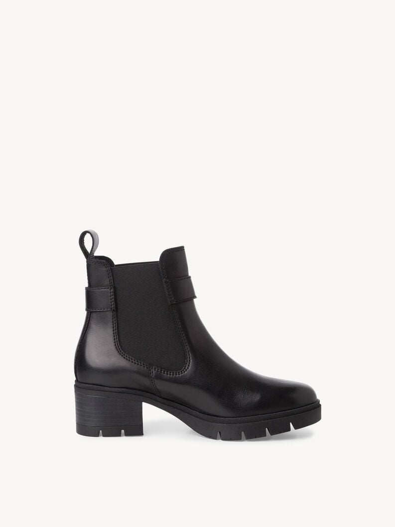 cuir chelsea boot - noir 1-25447-43-003 acheter tamaris bottines en ligne