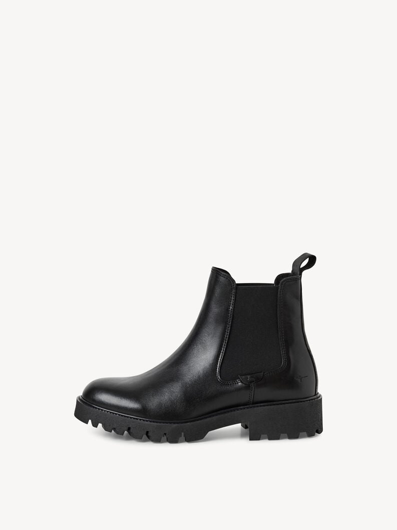 cuir chelsea boot - noir 1-25448-45-001 acheter tamaris bottines en ligne
