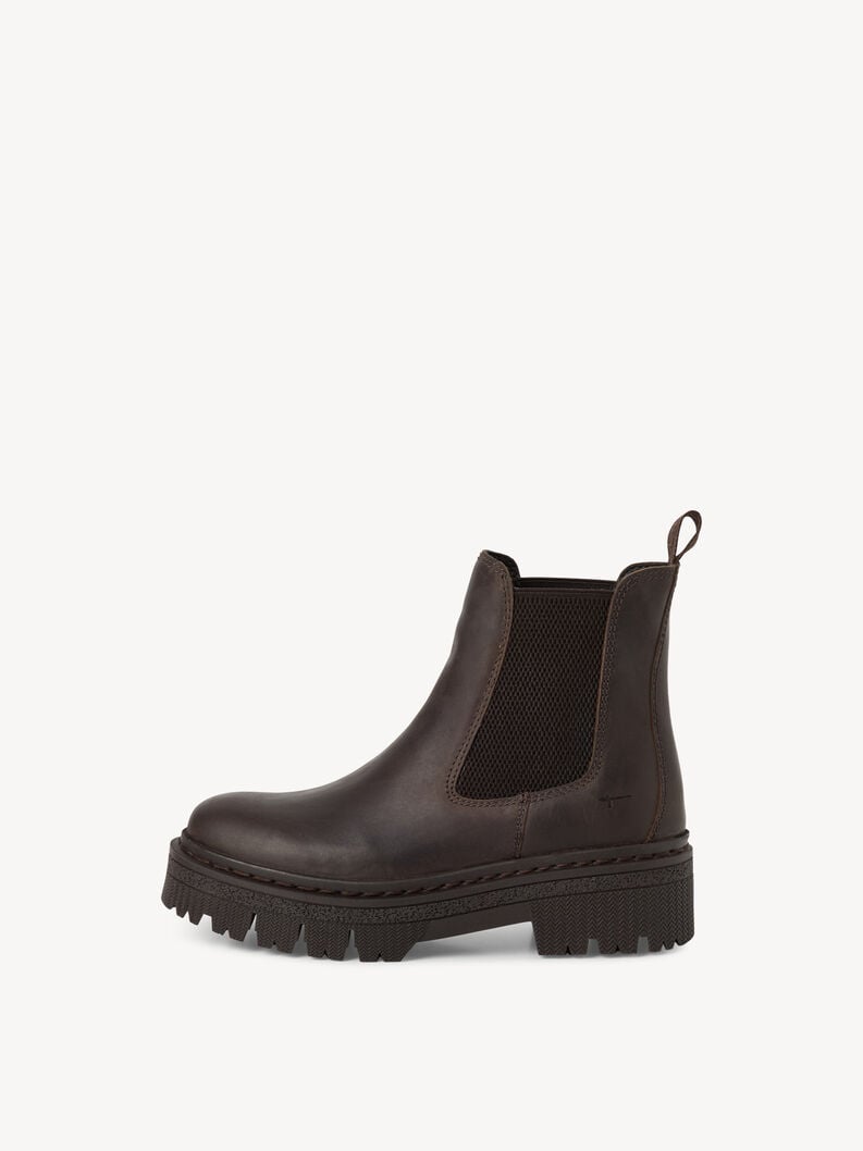 cuir chelsea boot - brun 1-25450-45-300 acheter tamaris bottines en ligne