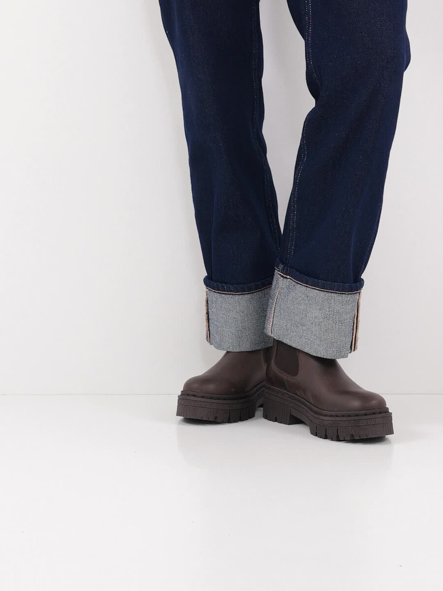 cuir chelsea boot - brun 1-25450-45-300 acheter tamaris bottines en ligne