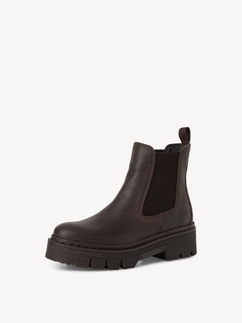 cuir chelsea boot - brun 1-25450-45-300 acheter tamaris bottines en ligne