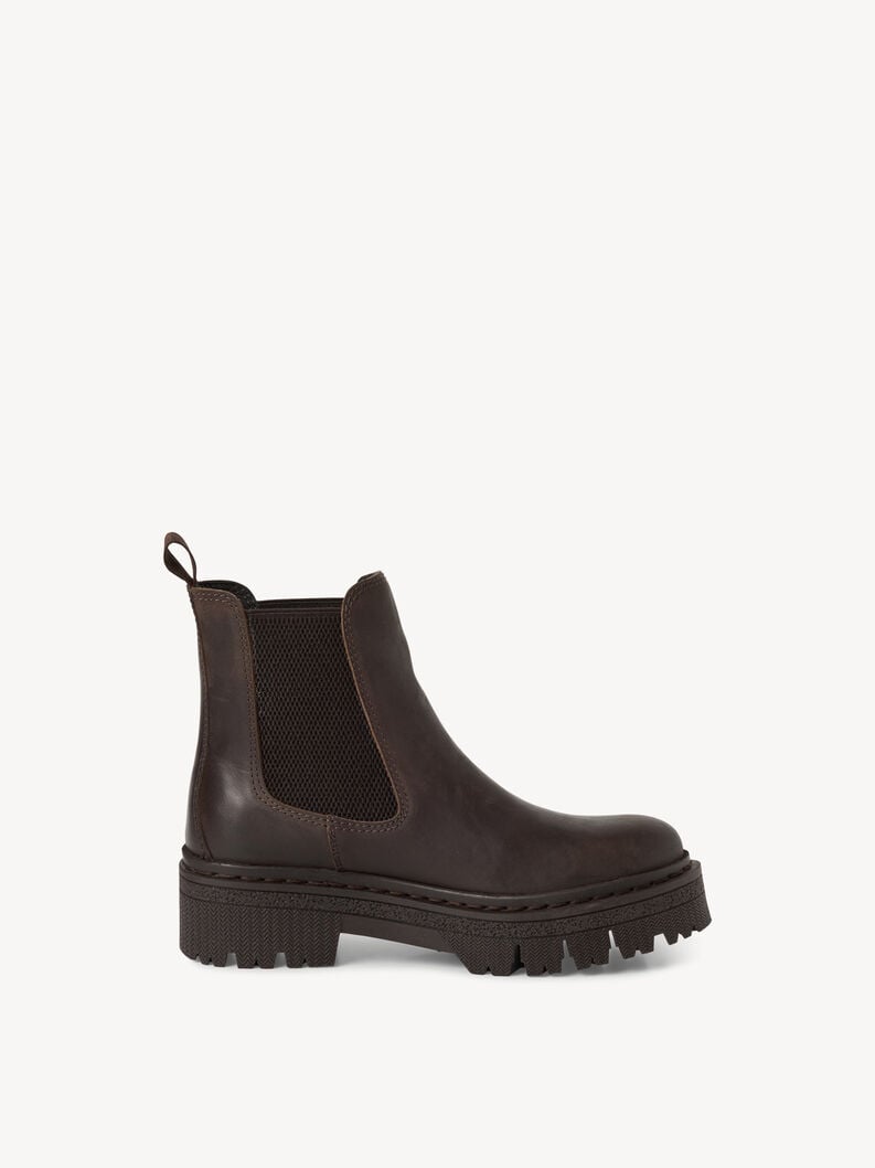 cuir chelsea boot - brun 1-25450-45-300 acheter tamaris bottines en ligne
