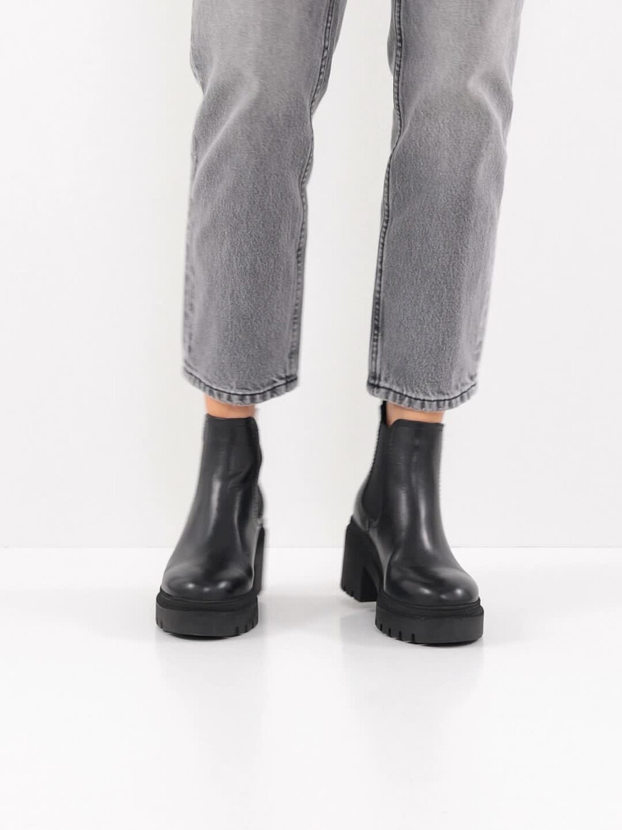 cuir chelsea boot - noir 1-25459-41-003 acheter tamaris bottines en ligne