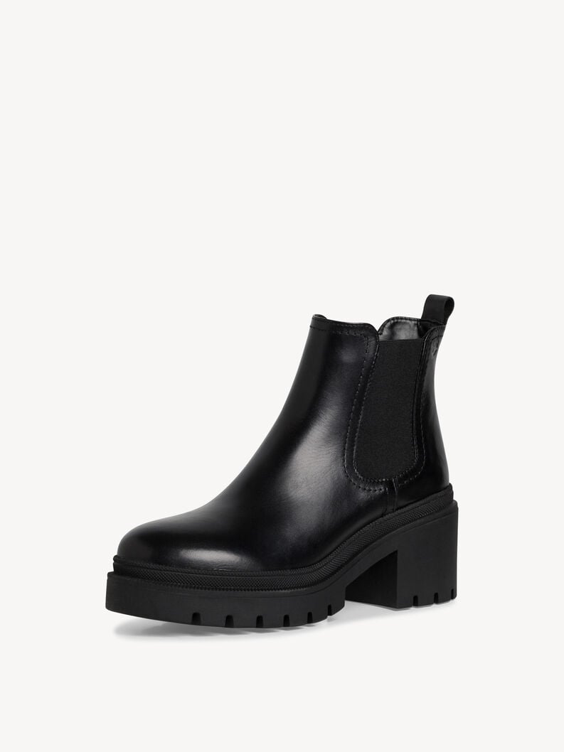 cuir chelsea boot - noir 1-25459-41-003 acheter tamaris bottines en ligne