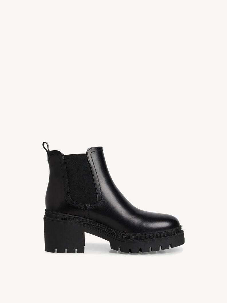 cuir chelsea boot - noir 1-25459-41-003 acheter tamaris bottines en ligne