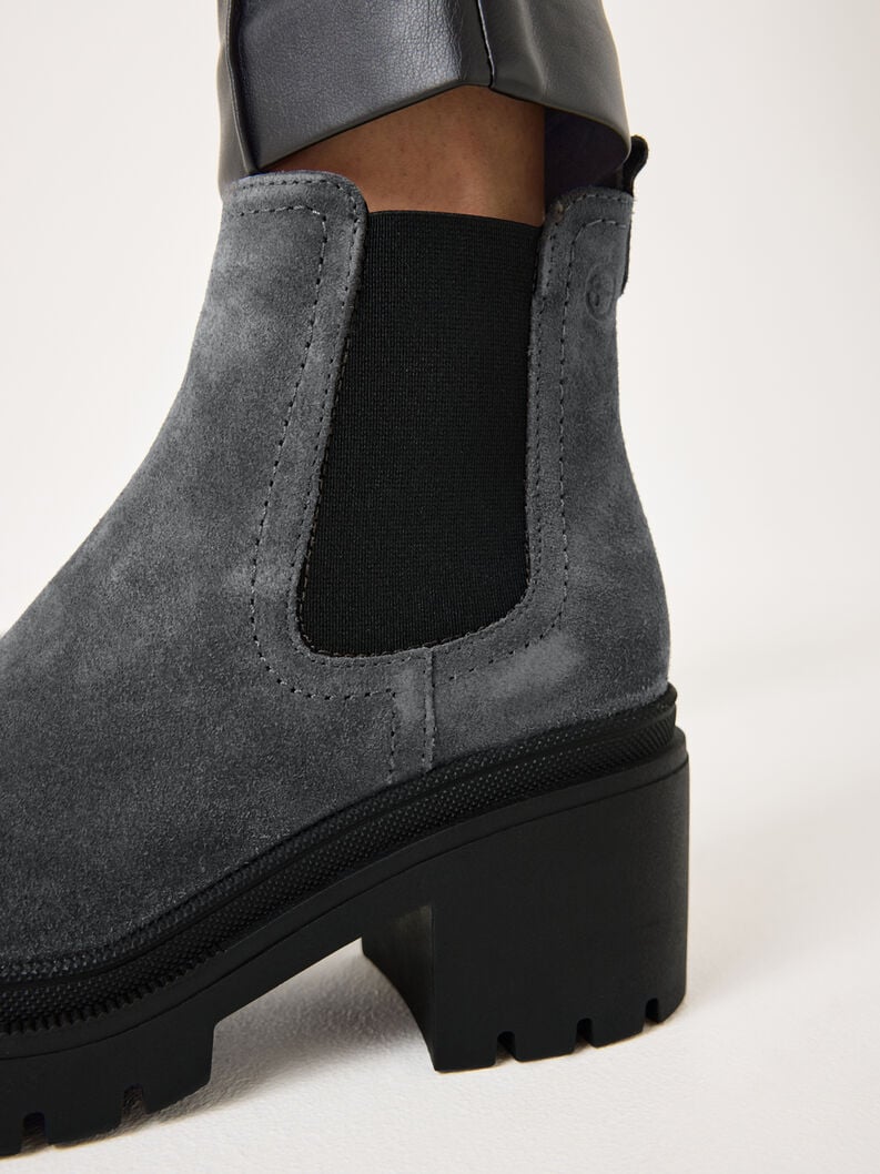 cuir chelsea boot - gris 1-25459-41-201 acheter tamaris bottines en ligne