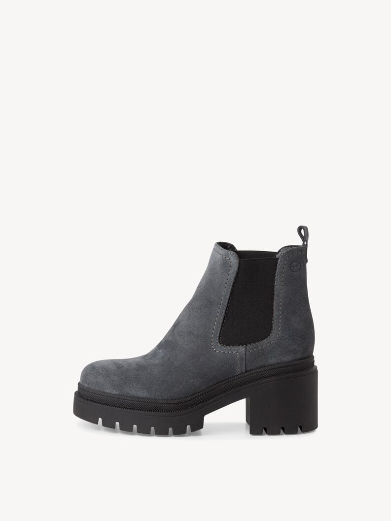 cuir chelsea boot - gris 1-25459-41-201 acheter tamaris bottines en ligne