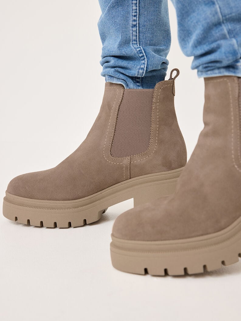 cuir chelsea boot - brun 1-25459-41-378 acheter tamaris bottines en ligne