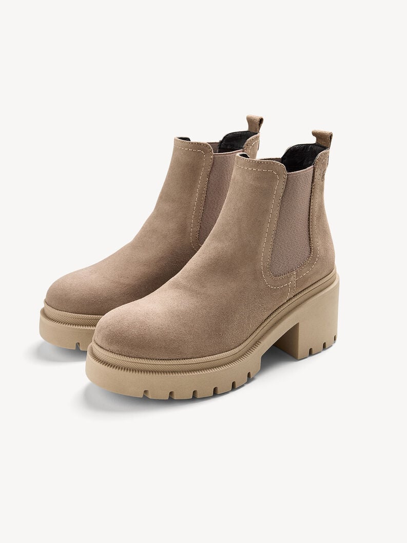 cuir chelsea boot - brun 1-25459-41-378 acheter tamaris bottines en ligne