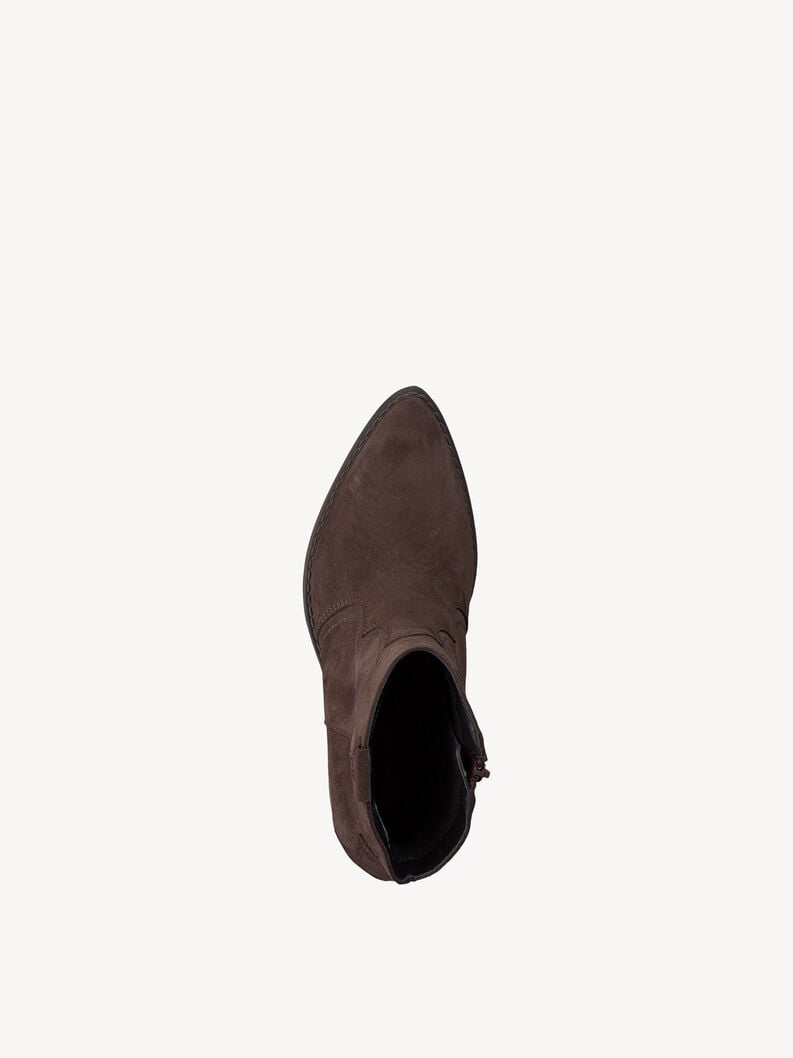 cuir chausson - brun 1-25702-41-304 acheter tamaris bottines en ligne