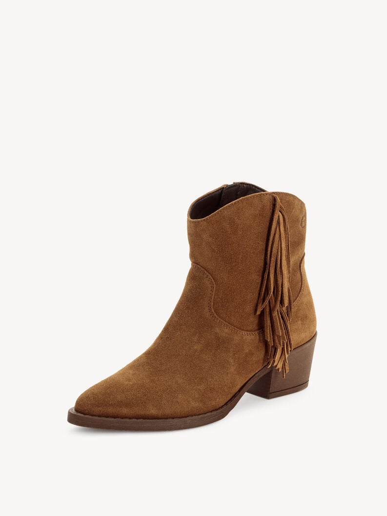 cuir chausson - brun 1-25705-45-336 acheter tamaris bottines en ligne