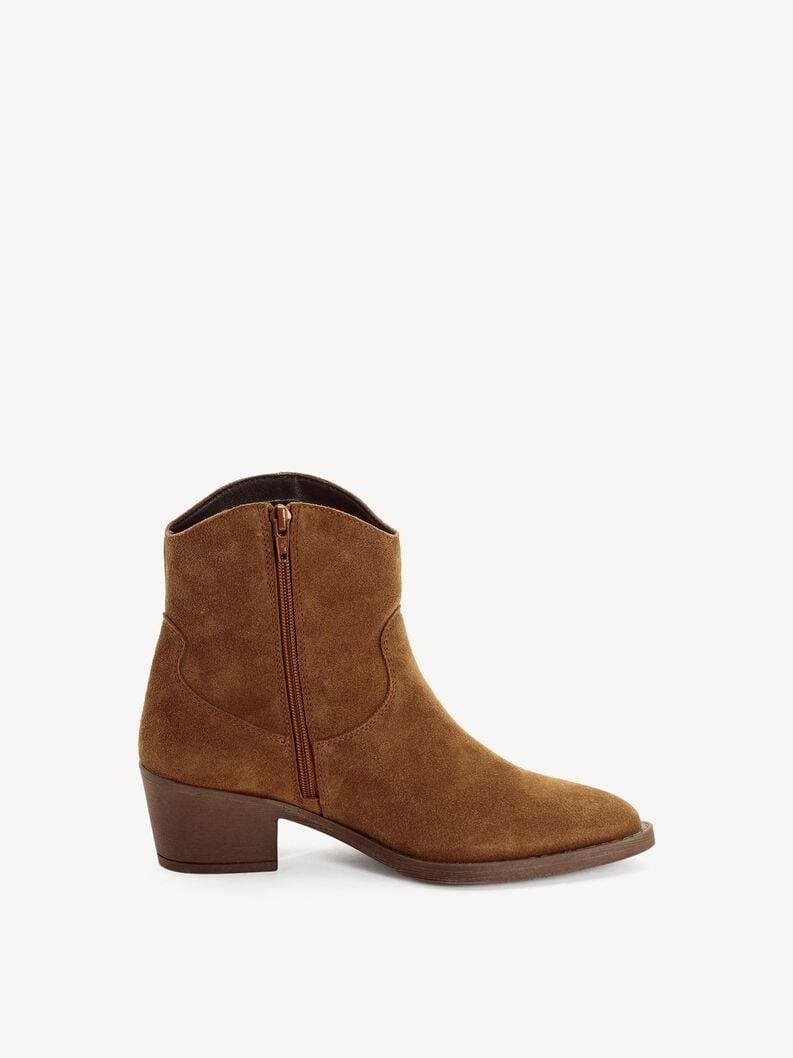 cuir chausson - brun 1-25705-45-336 acheter tamaris bottines en ligne
