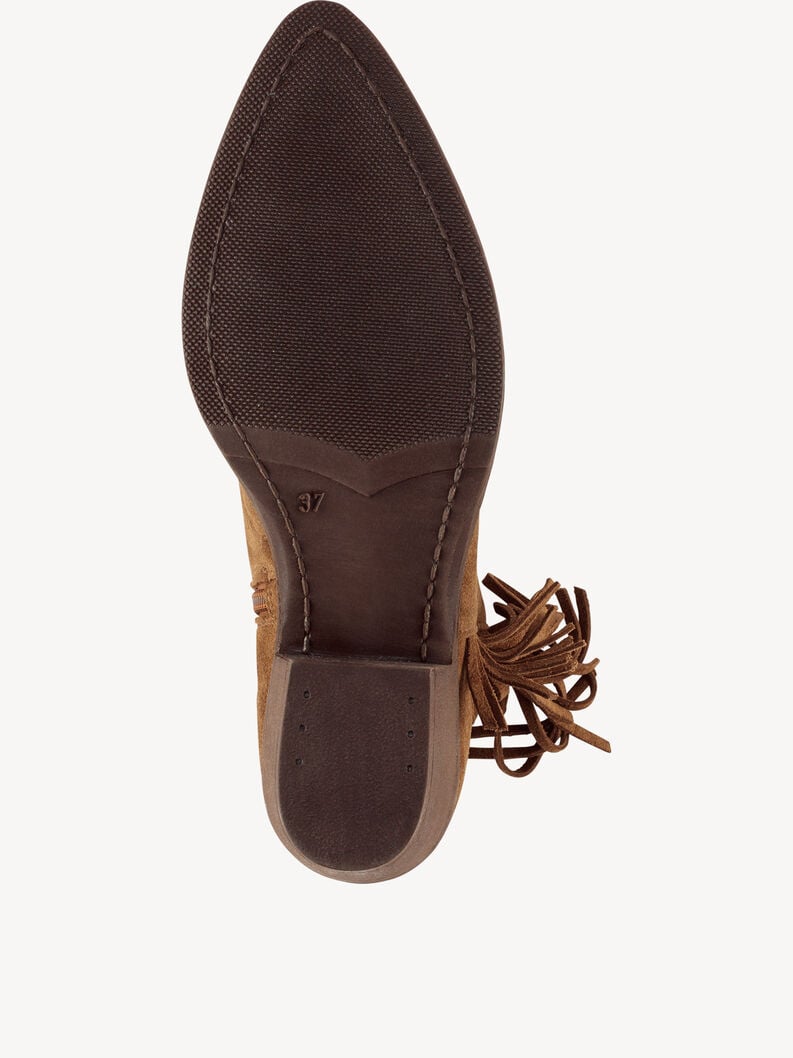 cuir chausson - brun 1-25705-45-336 acheter tamaris bottines en ligne