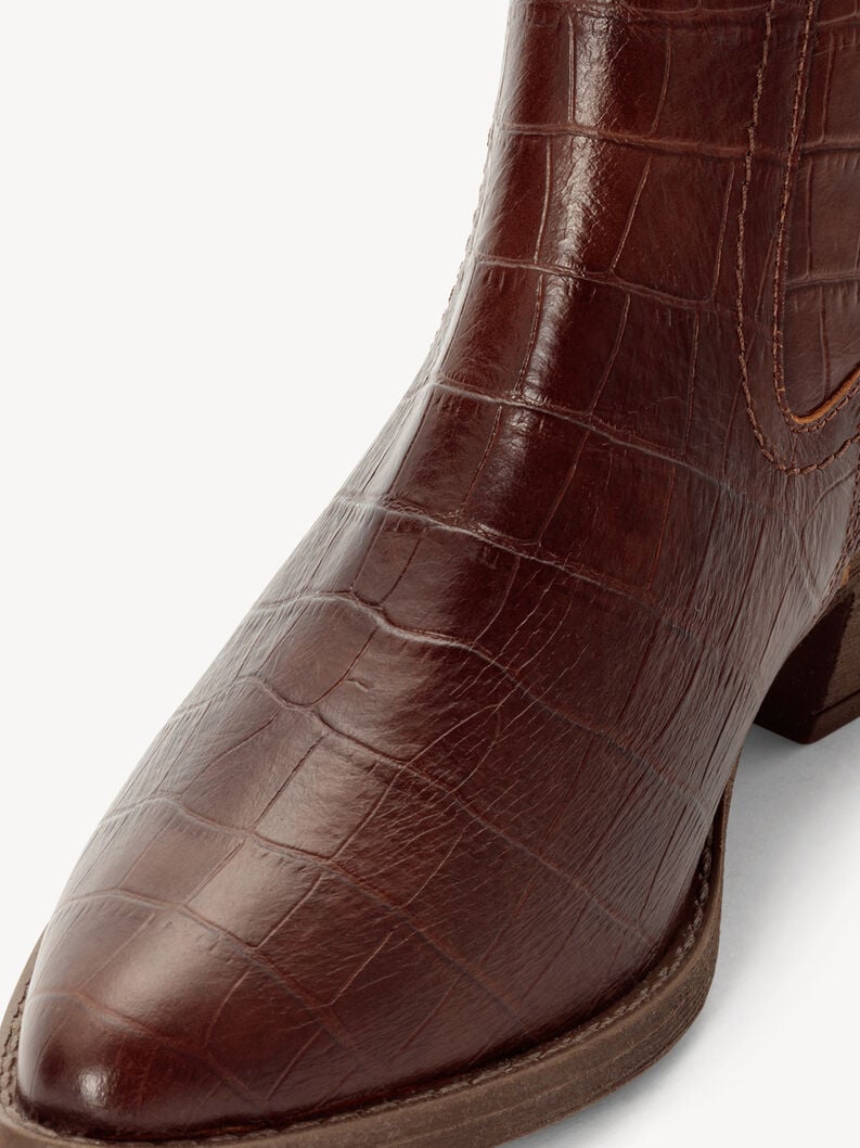 cuir chelsea boot - brun 1-25706-45-380 acheter tamaris bottines en ligne