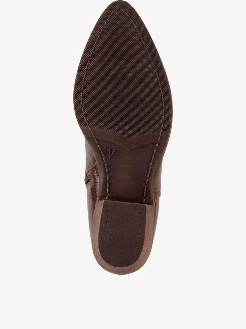 cuir chelsea boot - brun 1-25706-45-380 acheter tamaris bottines en ligne