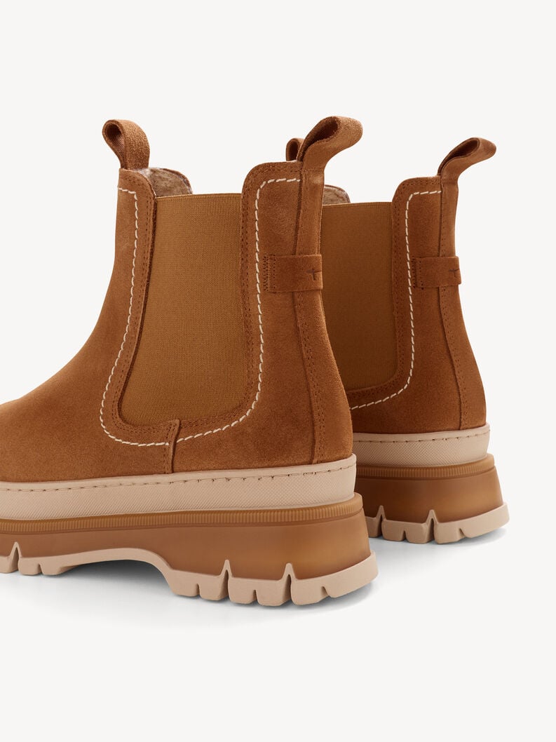 cuir chelsea boot - brun 1-25808-45-305 acheter tamaris bottines en ligne