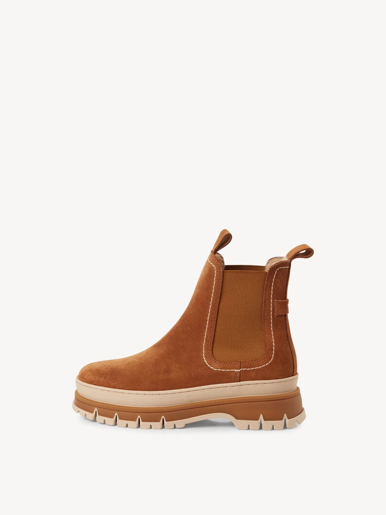 cuir chelsea boot - brun 1-25808-45-305 acheter tamaris bottines en ligne