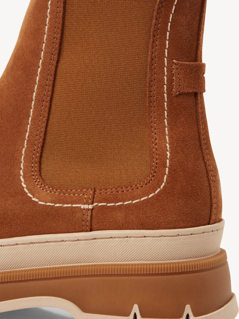 cuir chelsea boot - brun 1-25808-45-305 acheter tamaris bottines en ligne