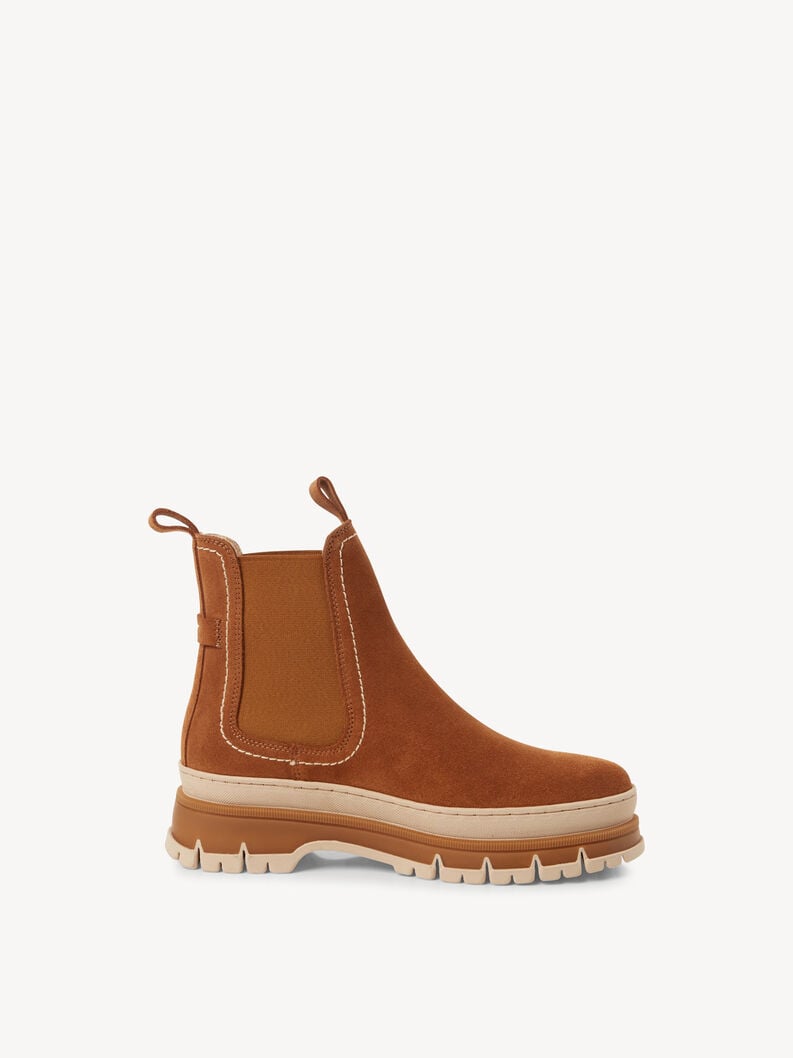 cuir chelsea boot - brun 1-25808-45-305 acheter tamaris bottines en ligne