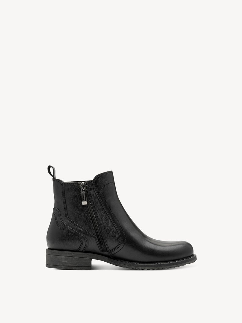 cuir chelsea boot - noir 1-25821-45-003 acheter tamaris bottines en ligne