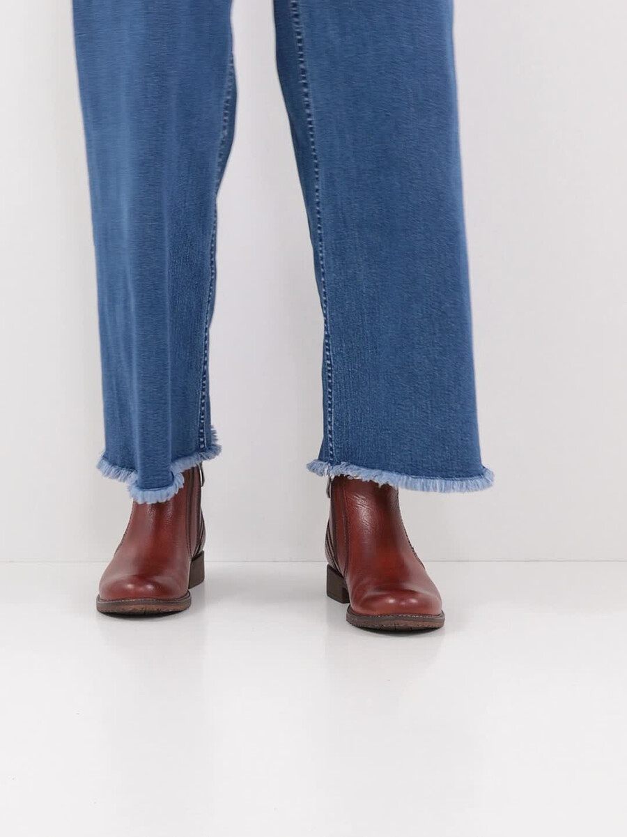 cuir chelsea boot - brun 1-25821-45-348 acheter tamaris bottines en ligne