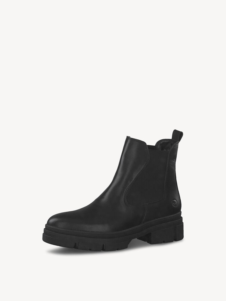 cuir chelsea boot - noir 1-25828-41-001 acheter tamaris bottines en ligne