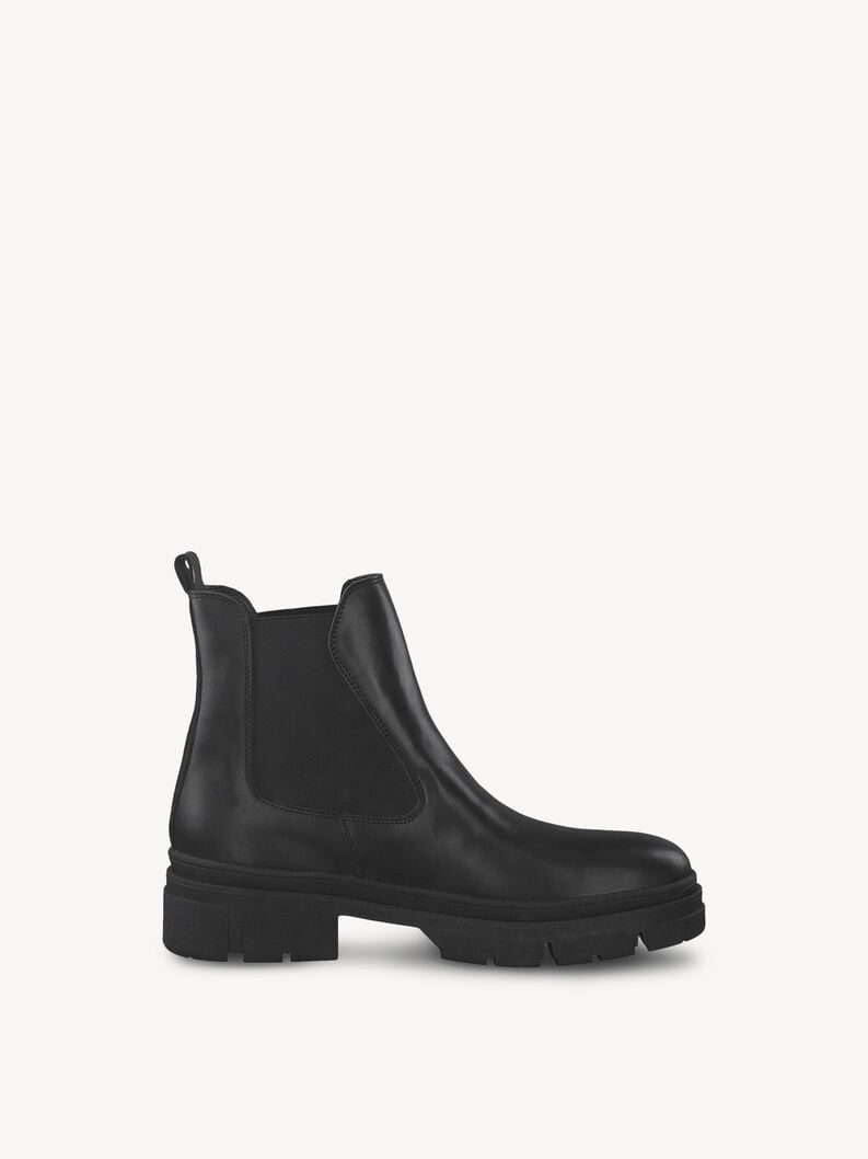 cuir chelsea boot - noir 1-25828-41-001 acheter tamaris bottines en ligne