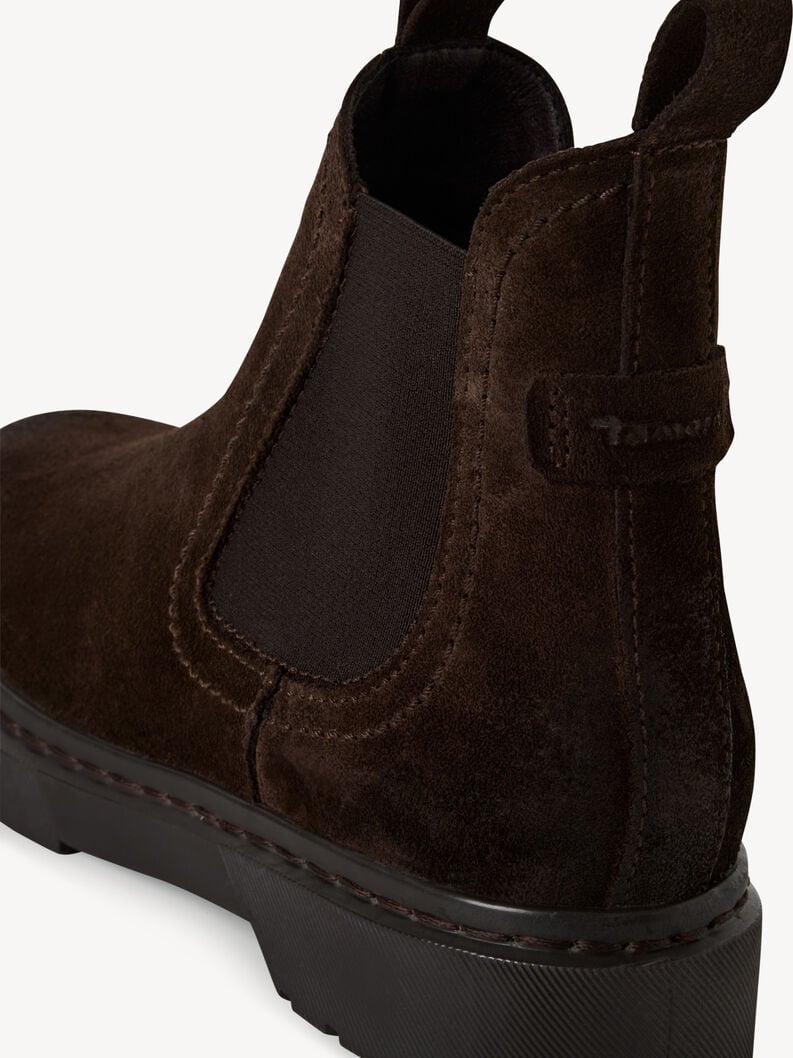 cuir chelsea boot - brun 1-25829-43-347 acheter tamaris bottines en ligne