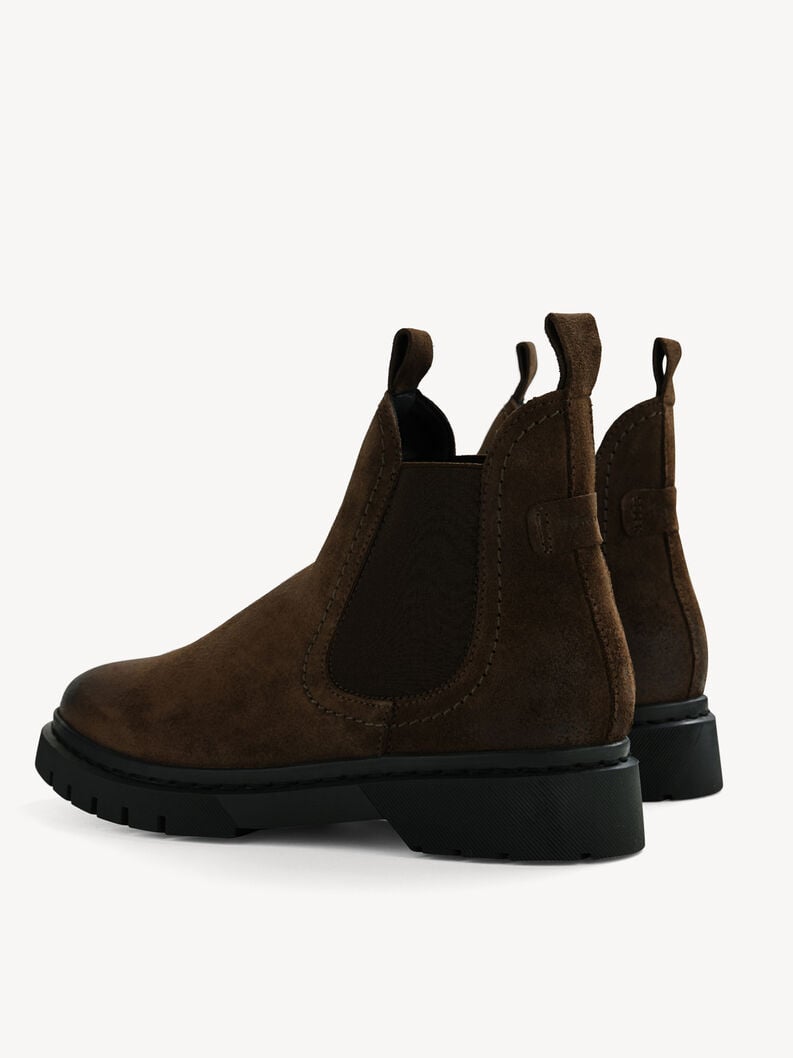 cuir chelsea boot - kaki 1-25829-43-744 acheter tamaris bottines en ligne