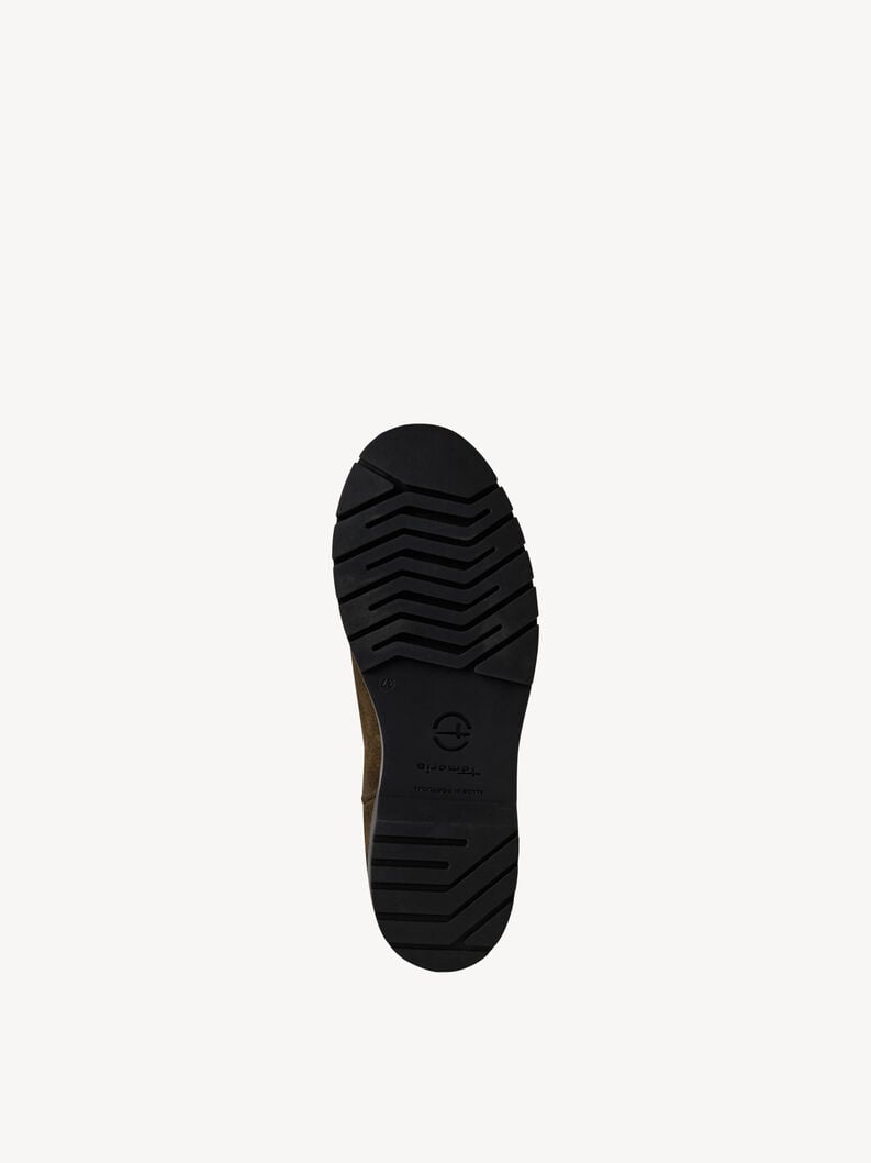 cuir chelsea boot - kaki 1-25829-43-744 acheter tamaris bottines en ligne
