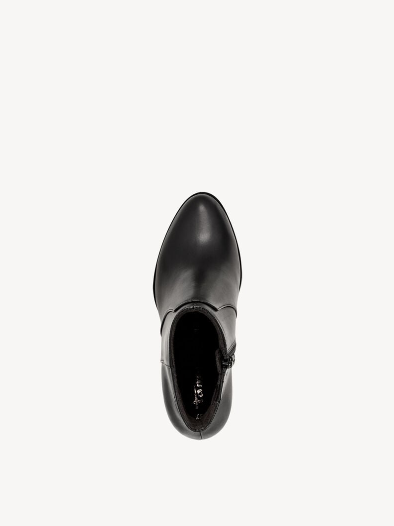 cuir chausson - noir 1-25956-41-001 acheter tamaris bottines en ligne