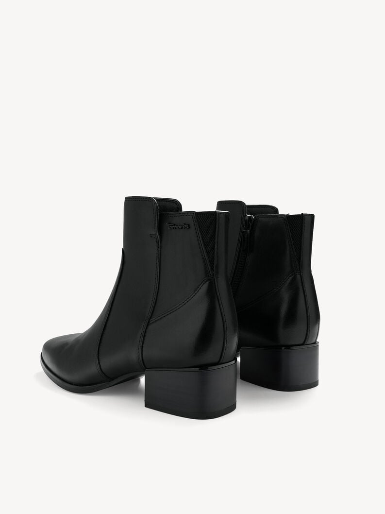 cuir chausson - noir 8-85300-45-001 acheter tamaris large bottines en ligne