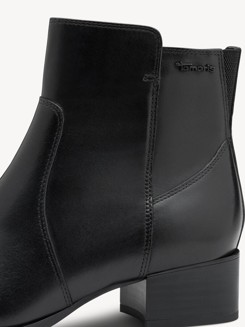cuir chausson - noir 8-85300-45-001 acheter tamaris large bottines en ligne