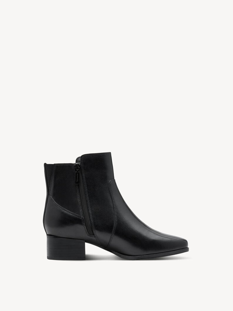 cuir chausson - noir 8-85300-45-001 acheter tamaris large bottines en ligne