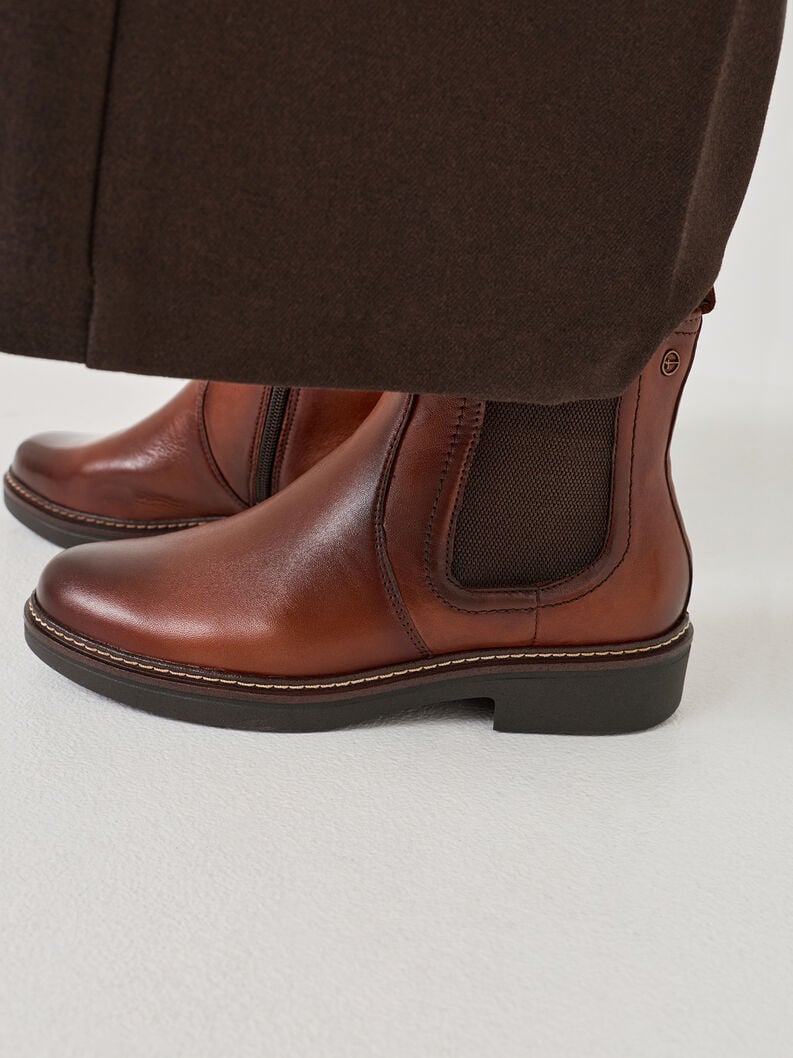 chelsea boot - brun 8-85307-43-305 acheter tamaris large bottines en ligne