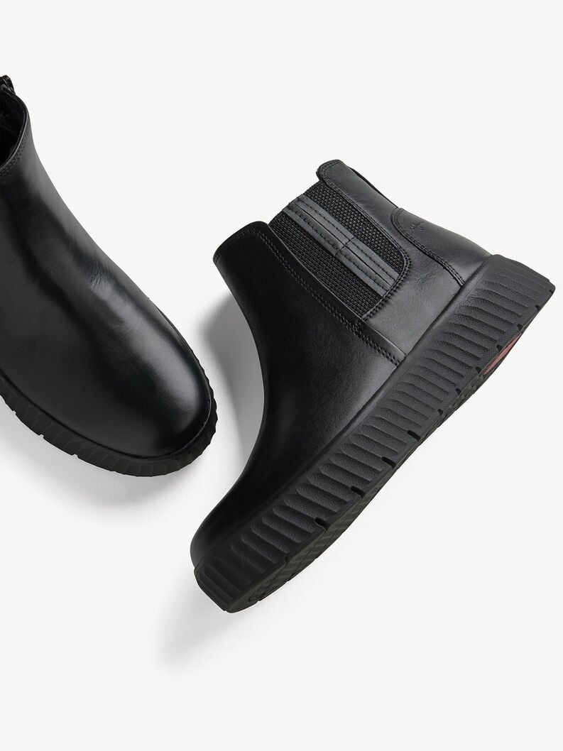 cuir chelsea boot - noir 8-85405-45-022 acheter tamaris large bottines en ligne