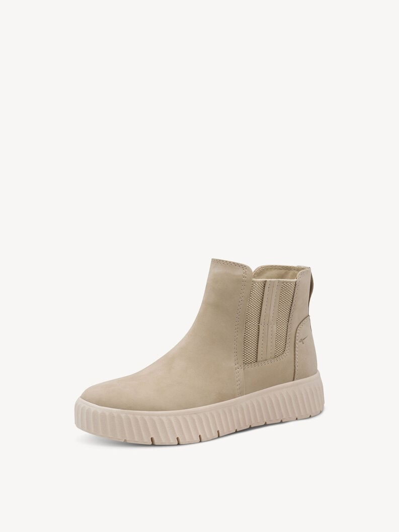 cuir chelsea boot - beige 8-85405-45-400 acheter tamaris large bottines en ligne