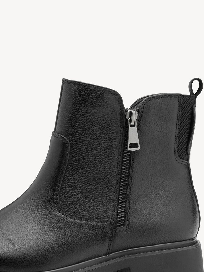 cuir chausson - noir 8-85406-45-001 acheter tamaris large bottines en ligne