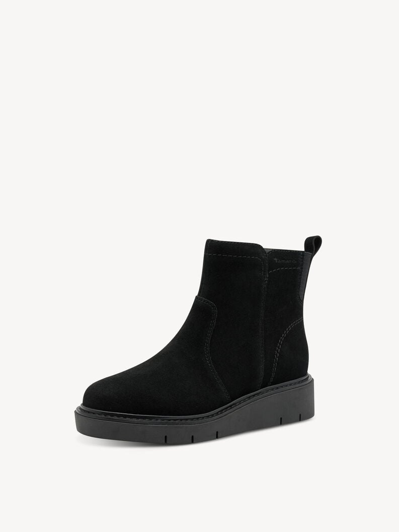 cuir chausson - noir 8-85408-45-019 acheter tamaris large bottines en ligne