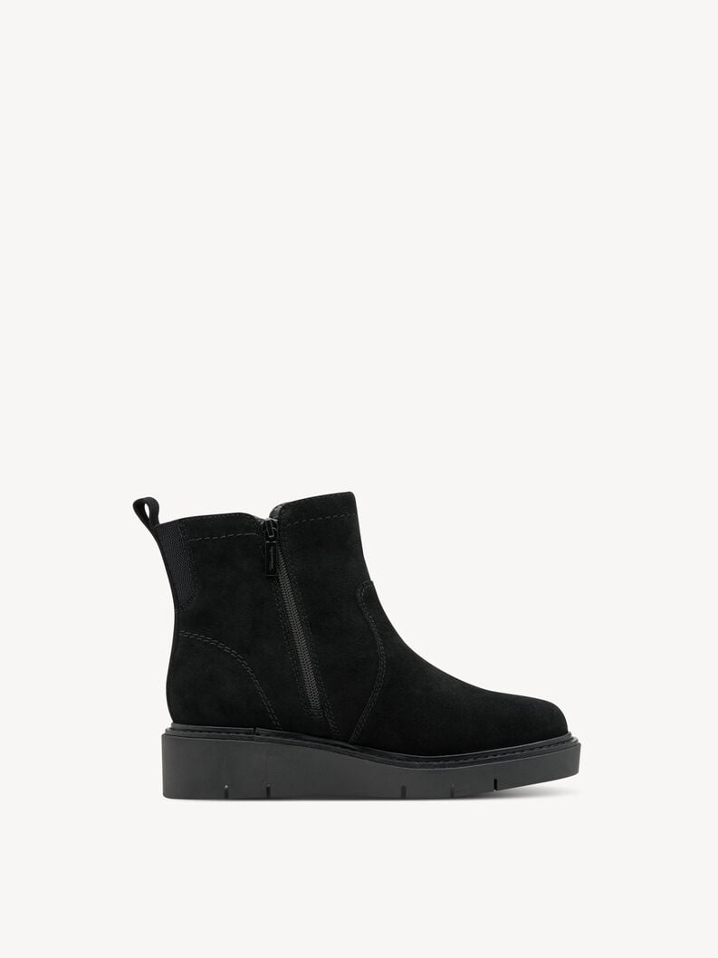 cuir chausson - noir 8-85408-45-019 acheter tamaris large bottines en ligne