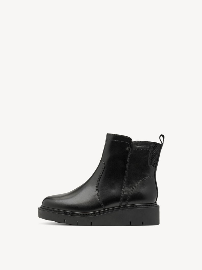 cuir chausson - noir 8-85408-45-022 acheter tamaris large bottines en ligne