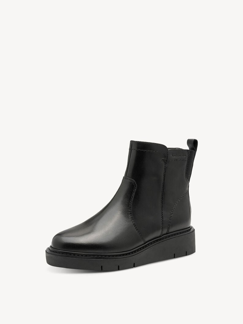 cuir chausson - noir 8-85408-45-022 acheter tamaris large bottines en ligne